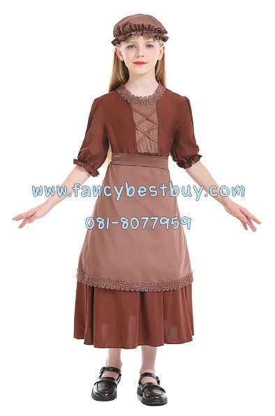 ชุดเดนมาร์ก ชุดเบลเยียม ชุดประจำชาติเบลเยียม Belgium Costume มีขนาด XS 100-115, S 115-125, M 125-135, L 135-145