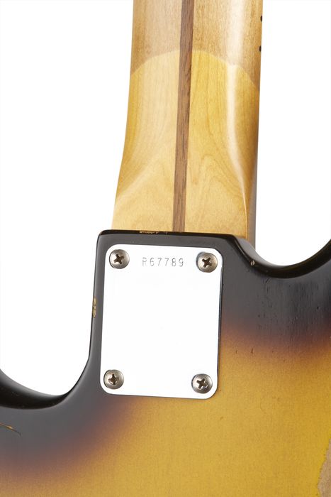 Fender Custom Shop 1957 Precision Bass Relic Electric Bass Guitar Masterbuilt by Dale Wilson 2 Color Sunburst