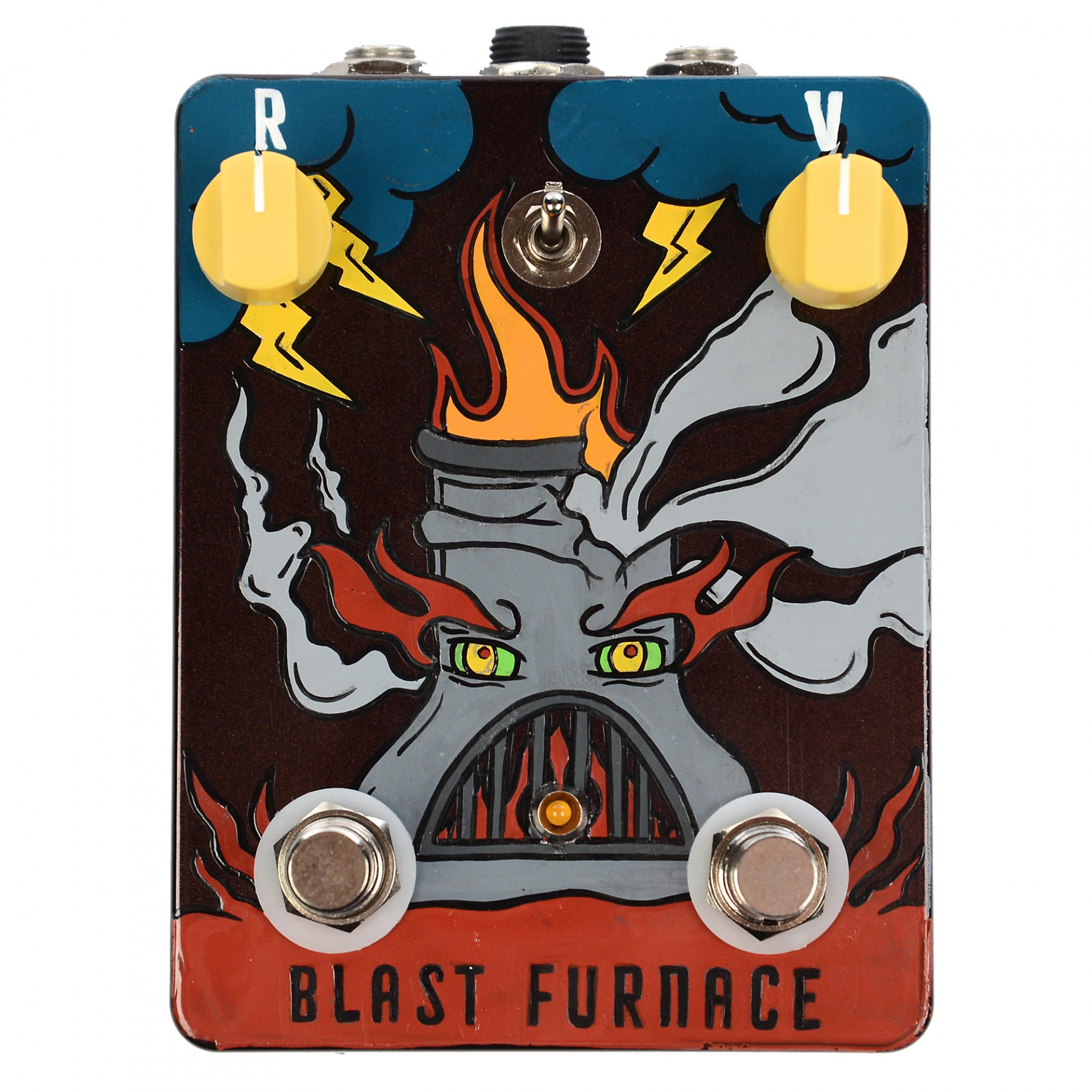 Fuzzrocious Blast Furnace Gated Fuzz Hand Painted (Limited Edition of 5)