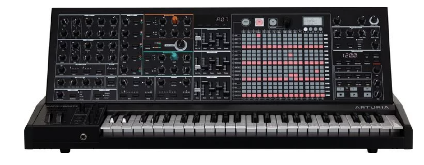 Arturia MatrixBrute Noir 49-key Black Edition analog synthesizer