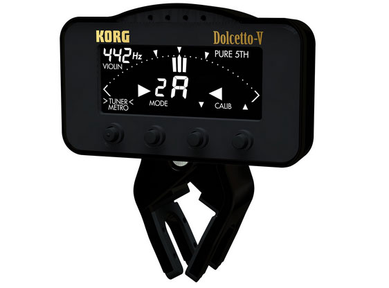 Korg AW3V Dolcetto Clip On Tuner/Metronome for Violin/Viola