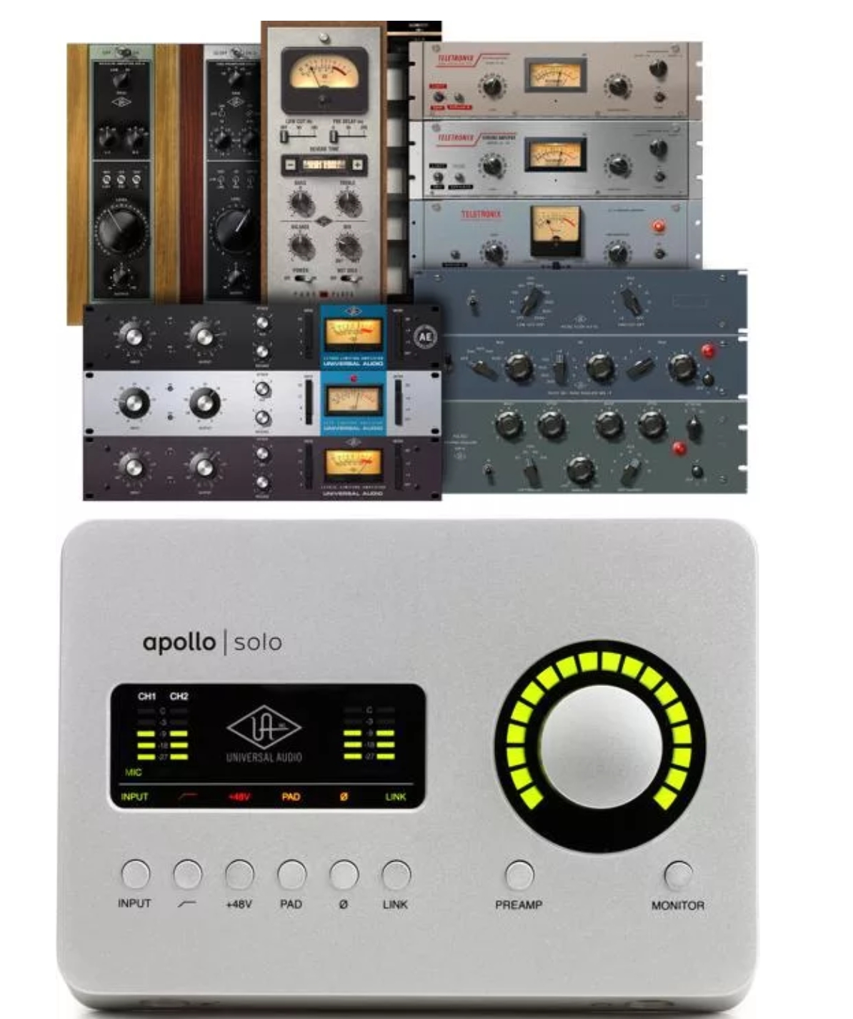 Universal Audio Apollo Solo Heritage Edition USB-C Audio Interface with UAD DSP