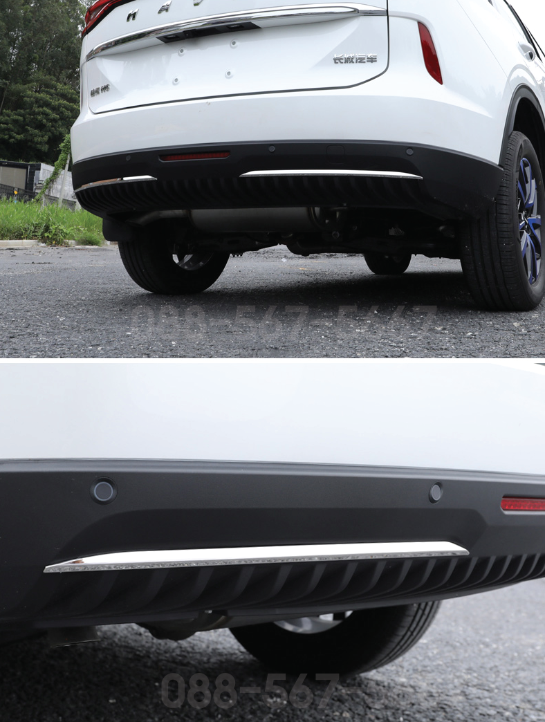 แสตนเลสแต่งท้าย Haval H6 SUV จำนวน 2 ชิ้น