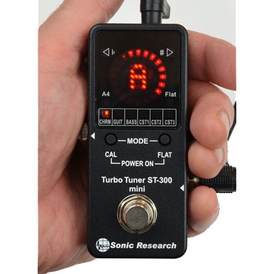 Sonic Research Turbo Tuner ST-300 Mini Stomp Box Strobe Tuner