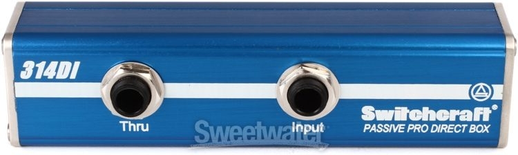 Switchcraft 314DI AudioStix 1-channel Passive Instrument Direct Box