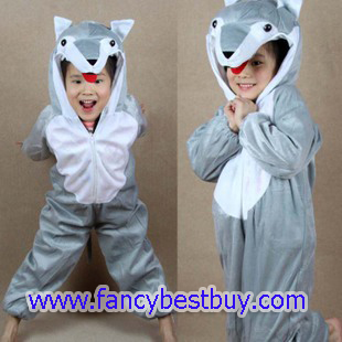 ชุดแฟนซีหมาป่า ชุดแฟนซีสัตว์เด็กหรือชุดมาสคอต สำหรับการแสดง ใช้ได้ทั้งเด็กชายหญิง มี ขนาด M, L