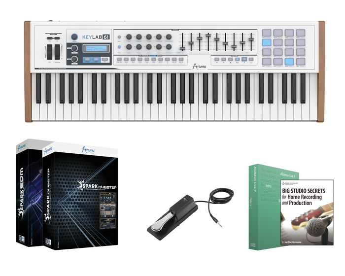 Arturia Keylab 61 Keyboard Controller Package 1