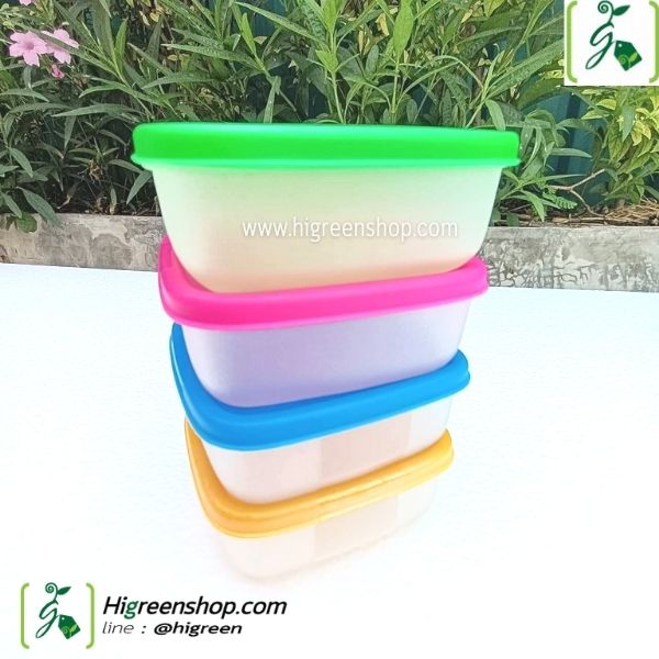 กล่องพลาสติกจิ๋ว (เหลี่ยม 4 ชิ้น + กลม 4 ชิ้น / ชุด)