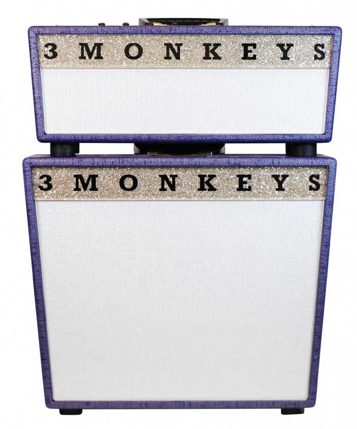 3 Monkeys Amps Sock Monkey Head