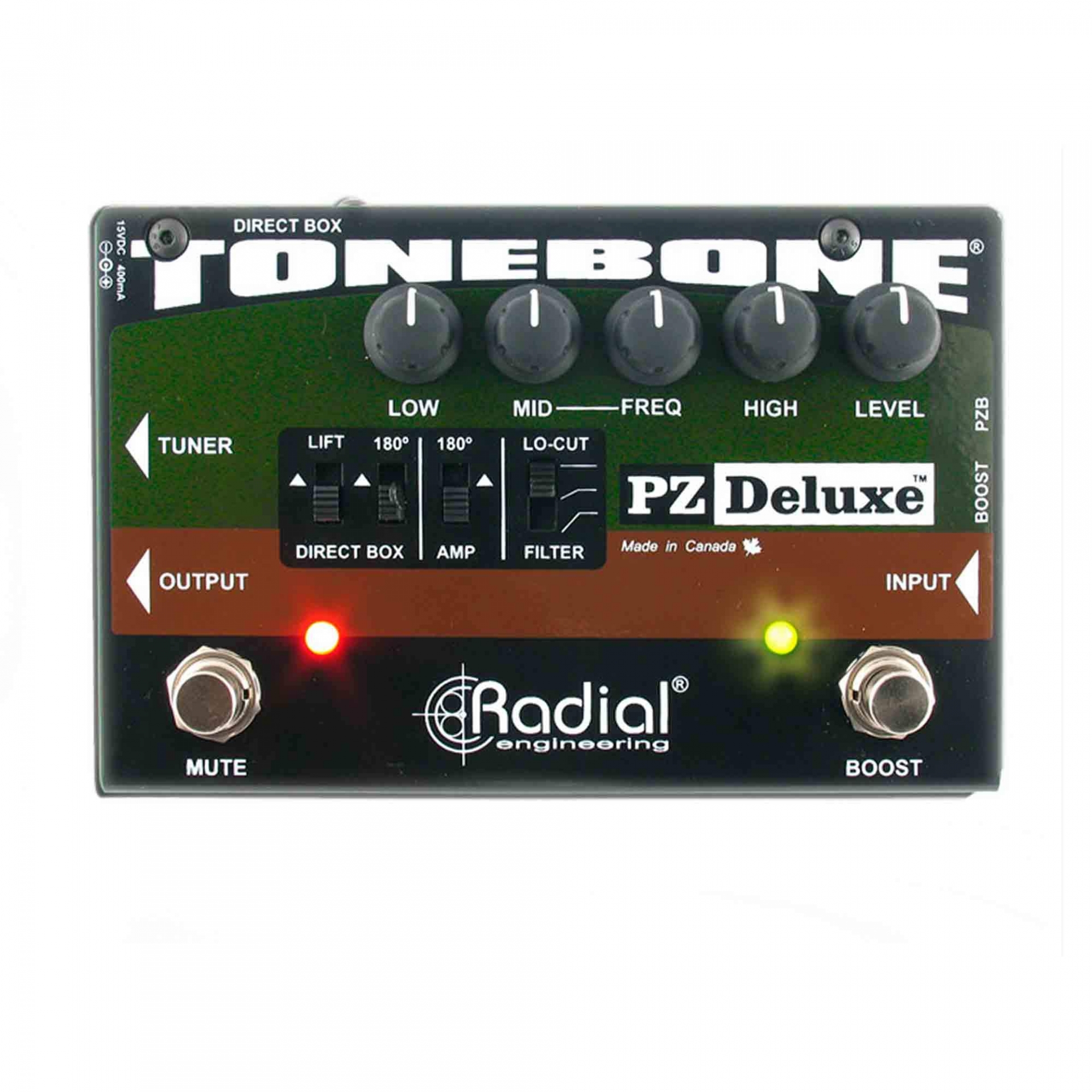 Radial PZ-Deluxe Acoustic Instrument Preamp and Direct Box