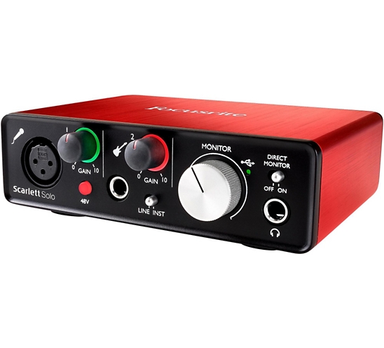 Focusrite Scarlett Solo (2nd Gen) USB Audio Interface