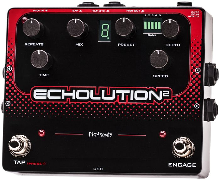 Pigtronix Echolution 2 Guitar Effects Pedal