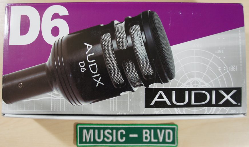 Audix D6 Sub Impulse Kick Drum Mic