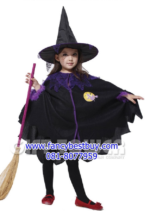 ชุดแฟนซีฮาโลวีน ชุดแม่มดน้อยสำหรับงานแฟนซี วันฮาโลวีน Little Witch ขนาด S, M