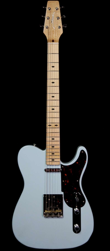 FRED STUART WILD WEST 20TH ANNIVERSARY DIAMOND BACK SNAKE HEAD MAPLE NECK SONIC BLUE # 10