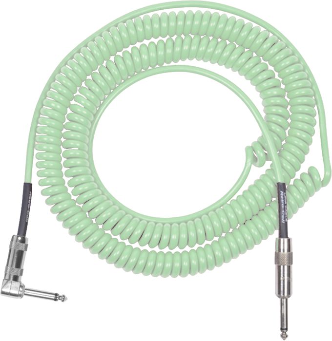 Lava Retro Coil 20 Foot Instrument Cable Straight-Right Angle Assorted Colors