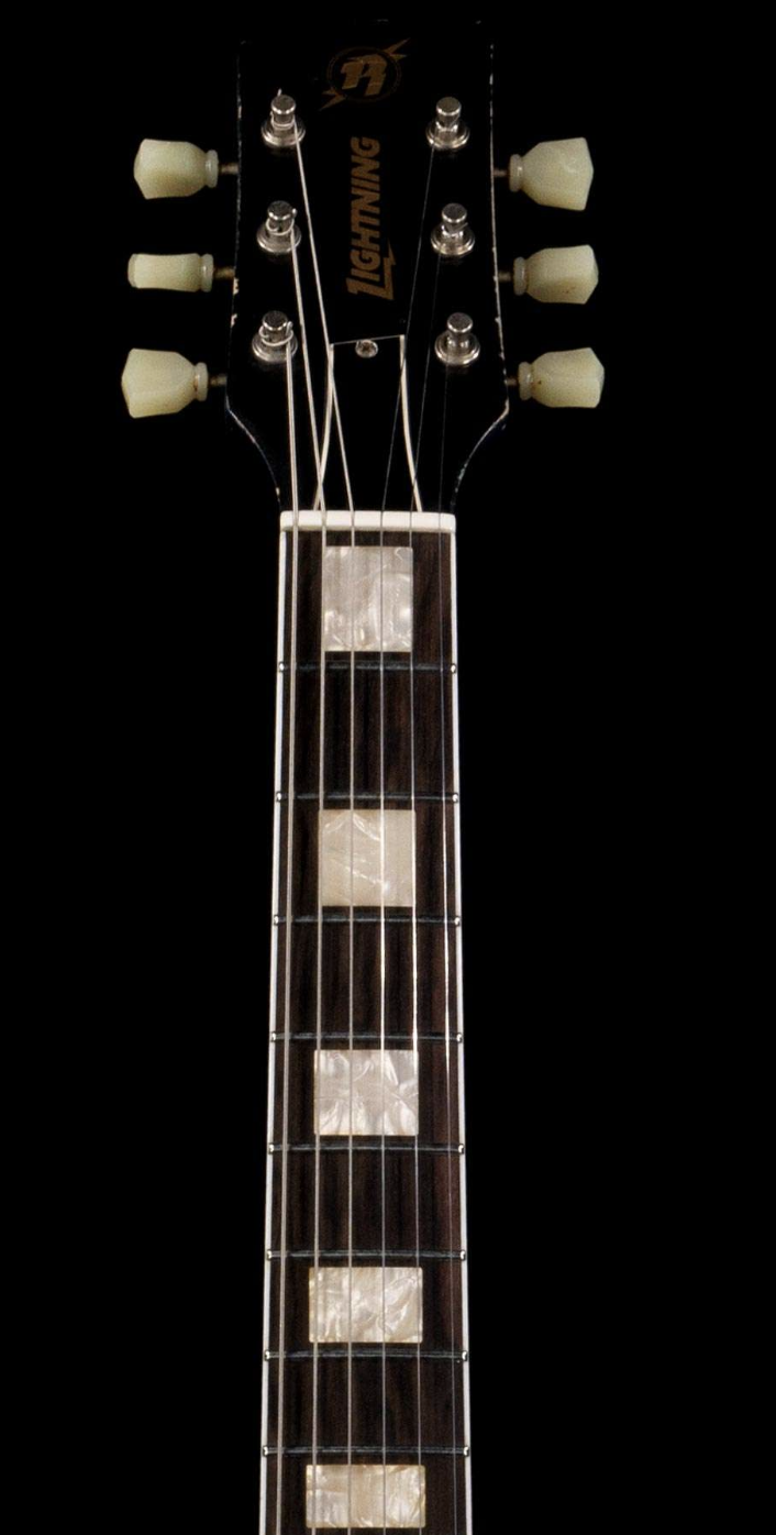 Rock N Roll Relics Lightning Hollowbody Heavy Relic Ocean Turquoise over Burst