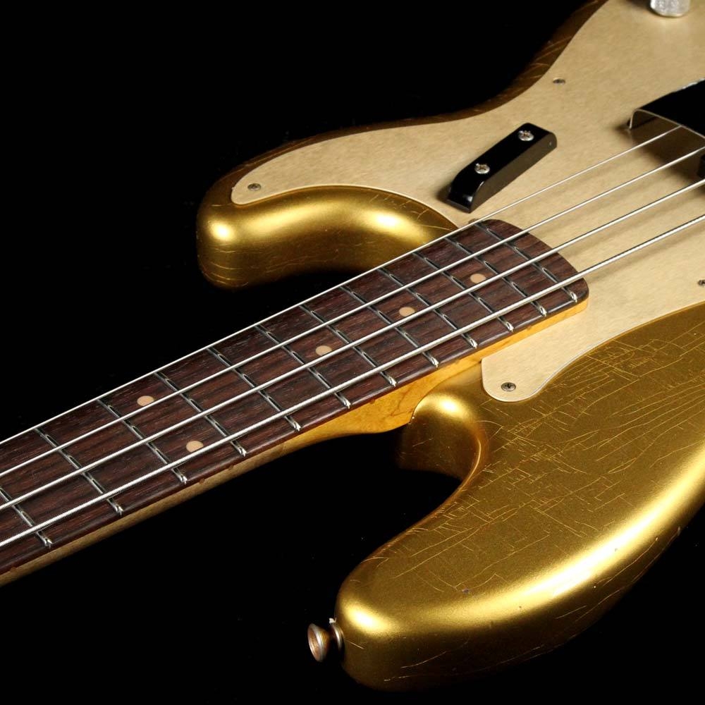 Fender Custom Shop 59 Precision Bass Relic - Aged Aztec Gold