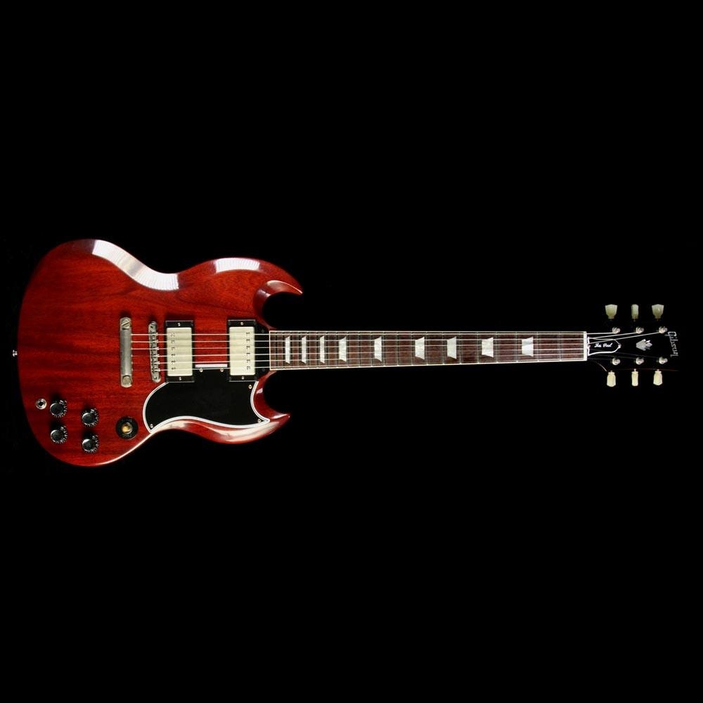 Gibson Custom Shop Music Zoo Exclusive Roasted SG Standard Electric Guitar - Cherry