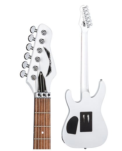 Dean Vinnie Moore Semi-Hollow Body Guitar Classic White