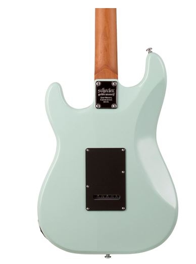 Schecter Guitar Research Nick Johnston Traditional HSS Electric Guitar Atomic Frost Mint Green Pickguard