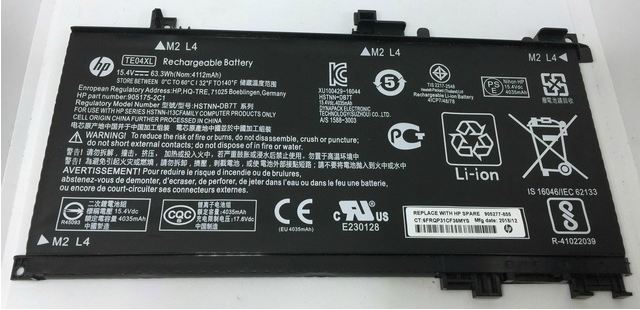 Battery Notebook OEM HP Omen 15-AX200, 15-BC Series TE04XL **มีตำหนิ ใช้งานปรกติ** 2