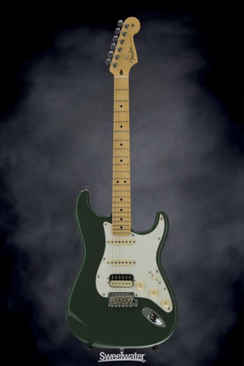 Fender American Professional HSS Shawbucker Stratocaster - Antique Olive with Maple Fingerboard