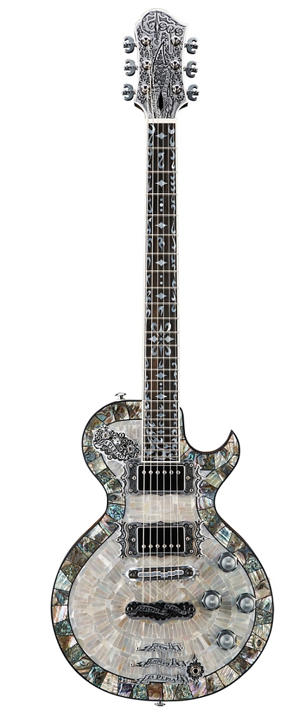 Teye Guitars Emperor Series La Perla Electric Guitar Mother of Pearl/Abalone