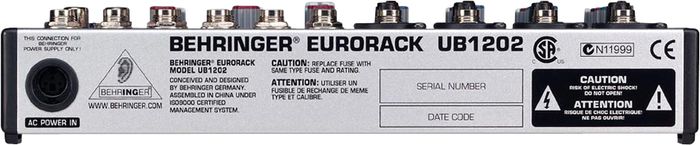 Behringer Eurorack UB1202 Mixer