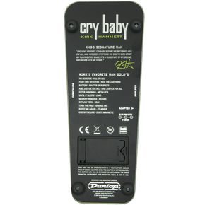Dunlop KH95 Kirk Hammett Signature Cry Baby Wah Guitar Effects Pedal - Black and Green