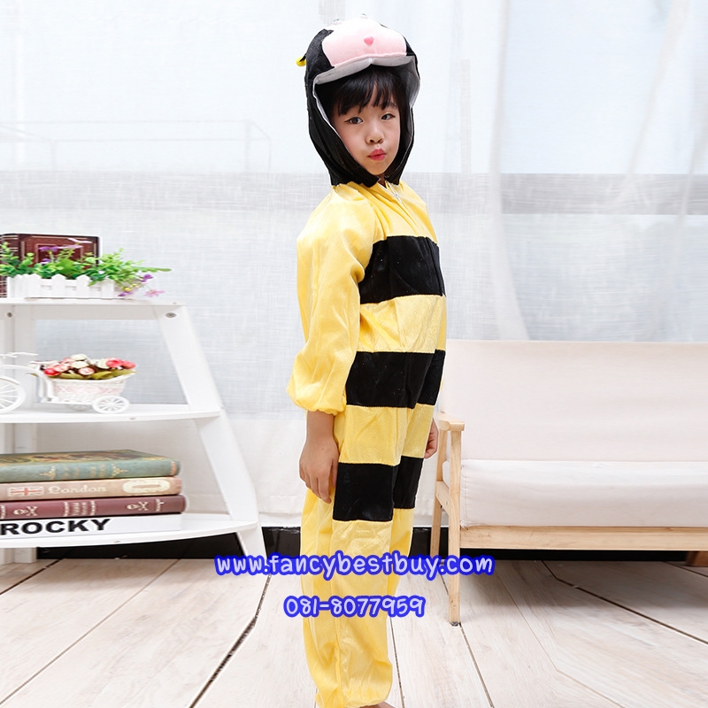 ชุดผึ้ง BEE ชุดแฟนซีสัตว์เด็กหรือชุดมาสคอต สำหรับการแสดง ใช้ได้ทั้งเด็กชายหญิง มี ขนาด M, L, XL, XXL
