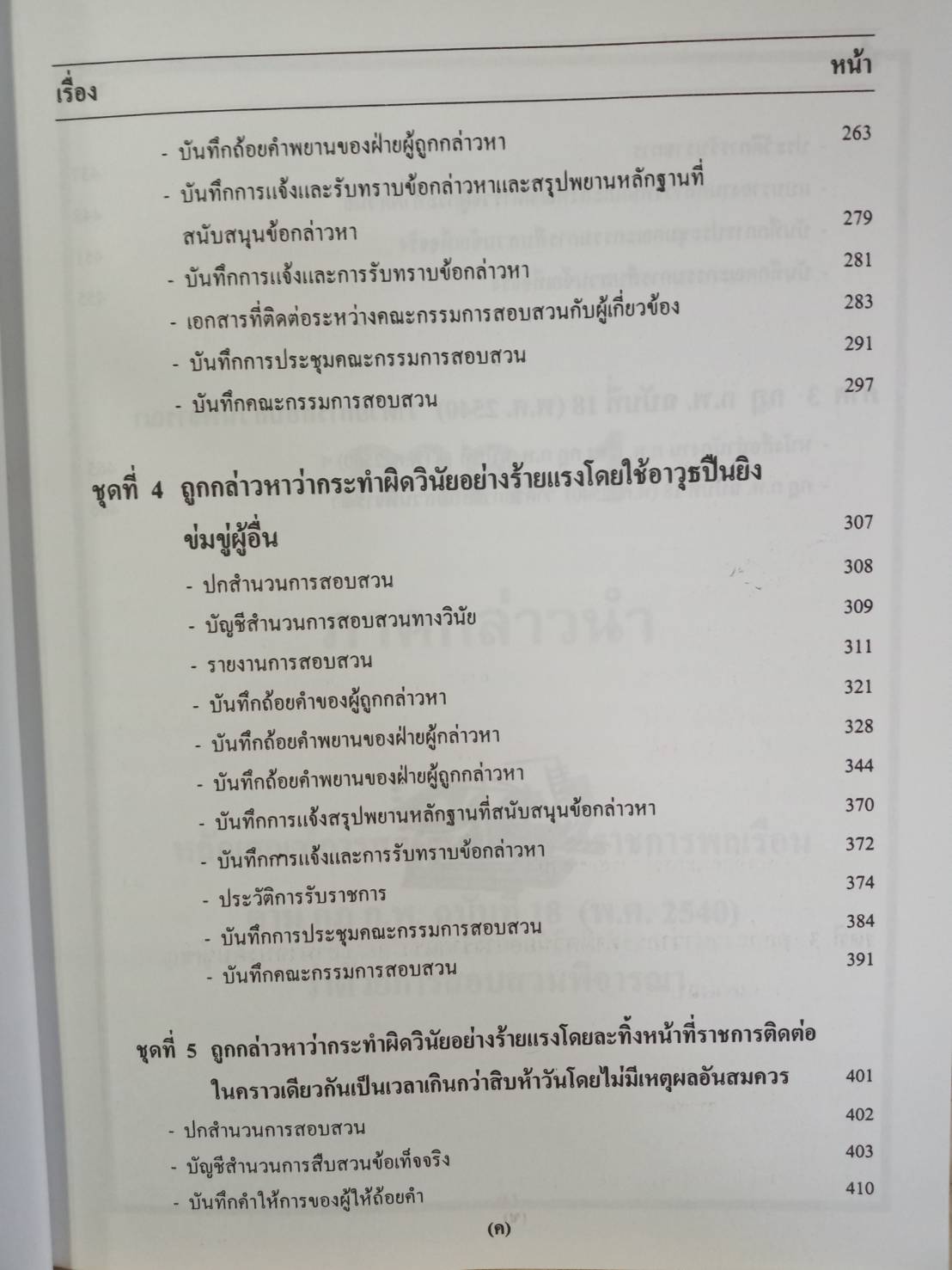 หลักเกณฑ์และวิธีการสอบสวนวินัยข้าราชการ ตาม ก.พ. (ปกมีตำหนิ)