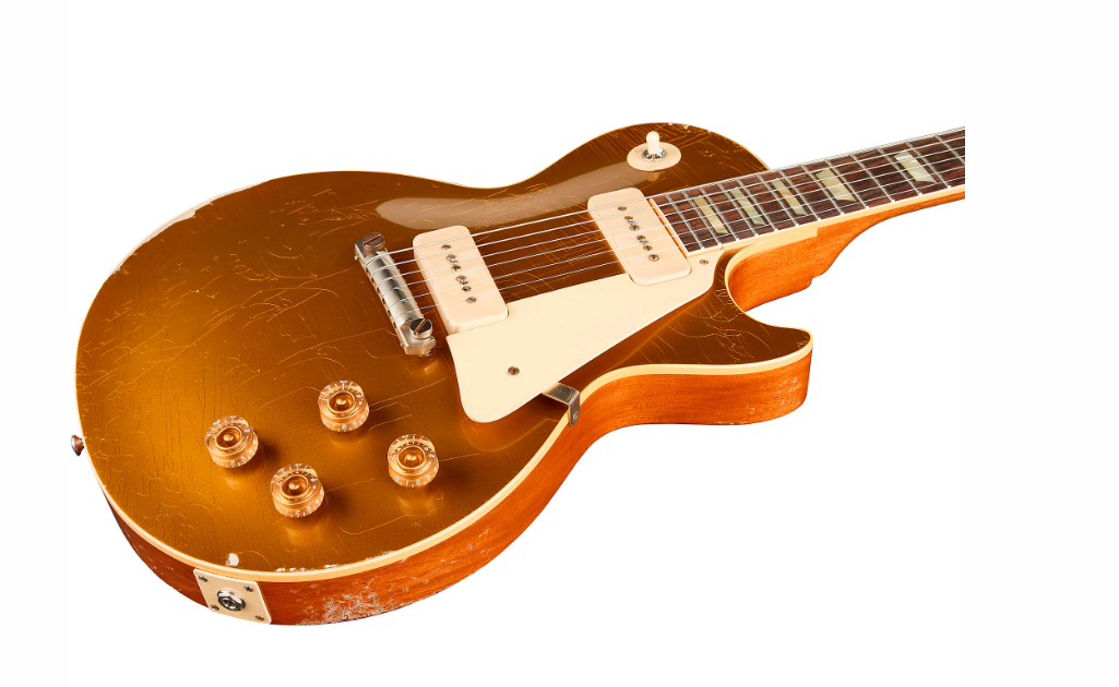 Gibson Custom Murphy Lab 1954 Les Paul Goldtop Reissue Heavy Aged Electric Guitar Double Gold