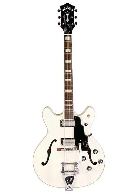 Guild Starfire V Semi-Hollowbody Electric Guitar - White