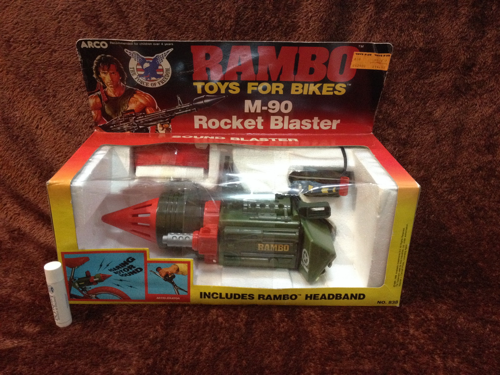 80s Arco Rambo Rocket Blaster Toys For Bike
