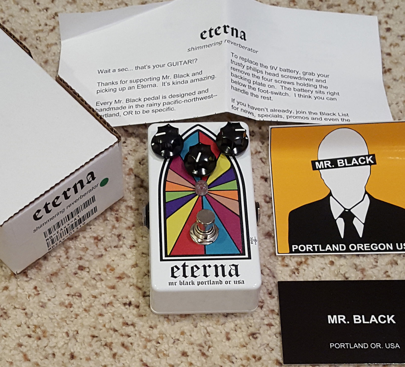 Mr. Black Eterna Ambient Reverb Special Stained Glass Edition