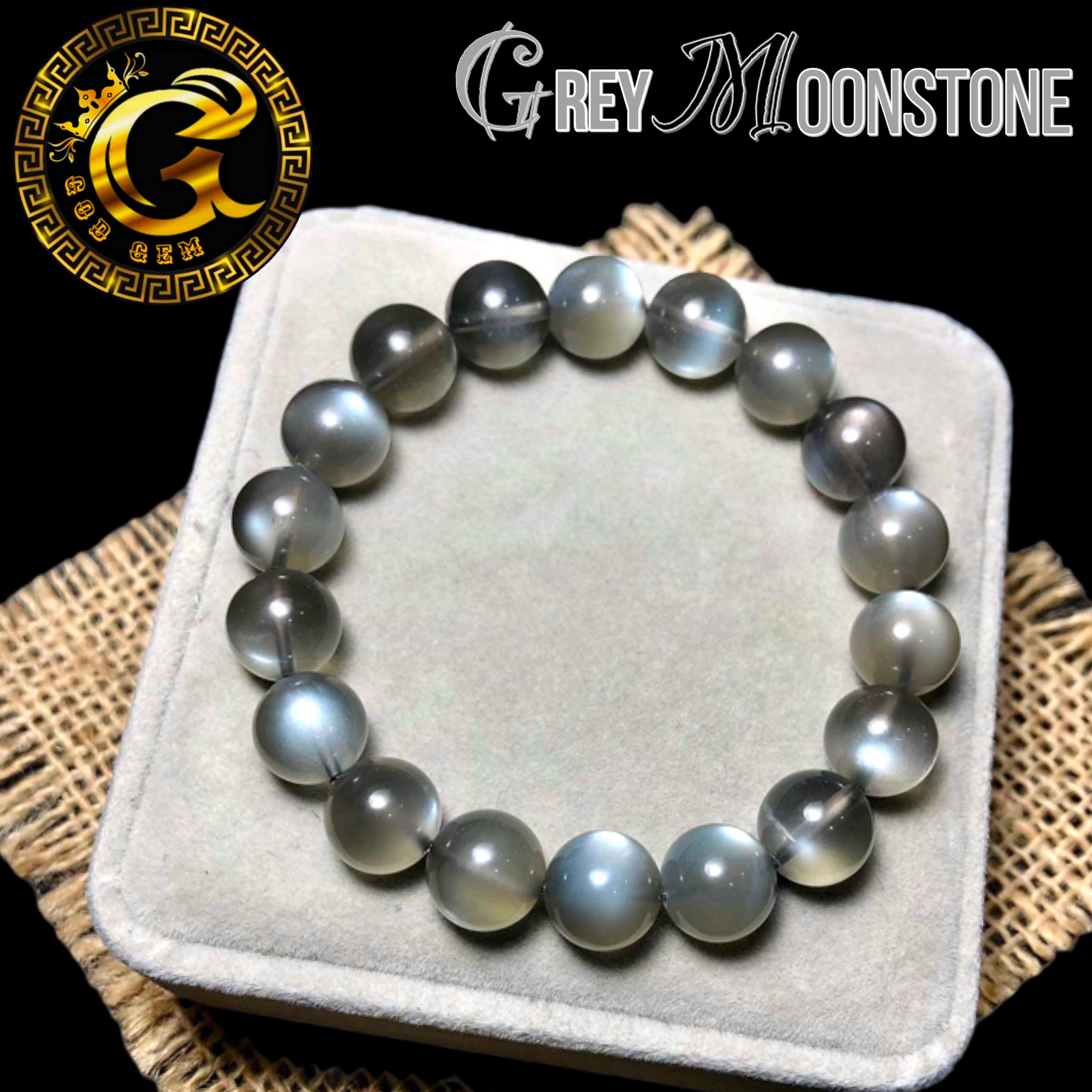 ข้อมือหิน เกรย์มูนสโตน