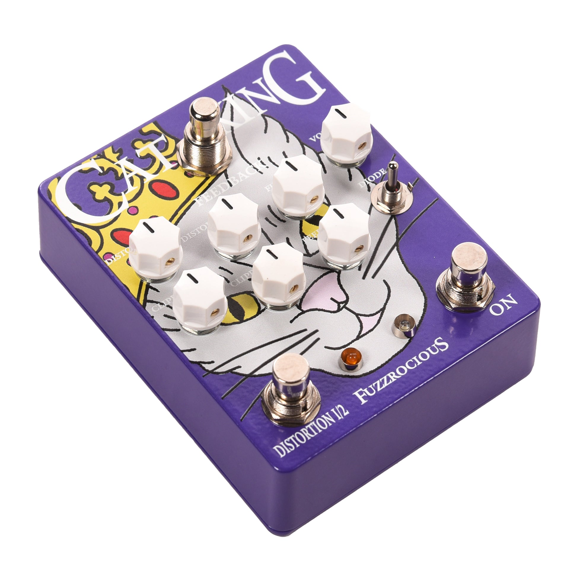 Fuzzrocious Pedals Fuzzrocious Cat King Dual Distortion Pedal V2