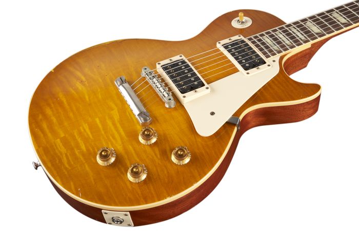 Gibson Custom Les Paul Reissue 1959 Murphy Electric Guitar Aged Sunburst with Brown Back