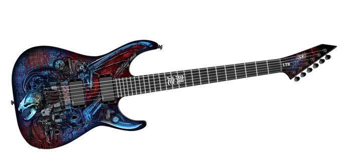 ESP LTD M Vampire Bio Tech Electric Guitar Graphic