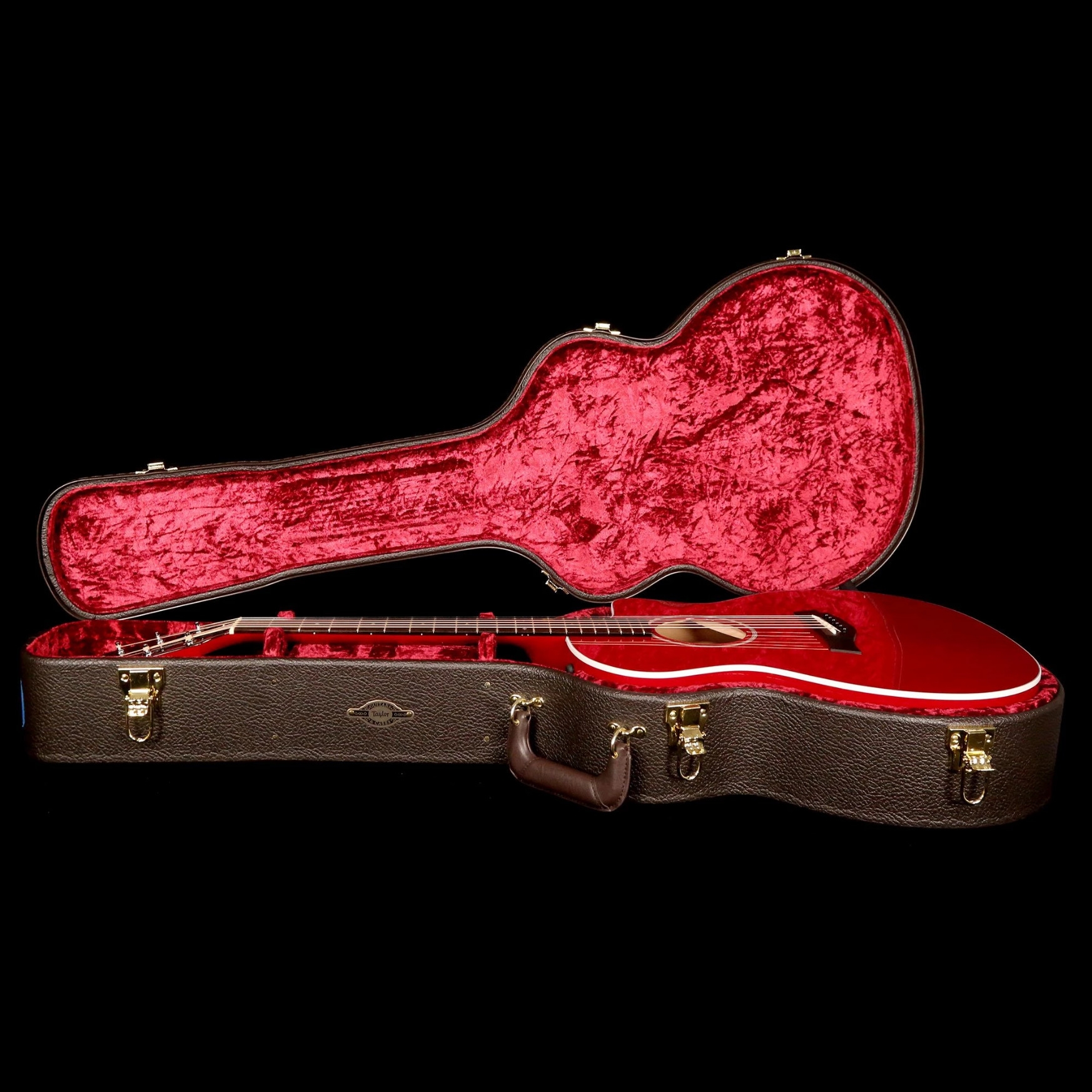 Taylor 214ce DLX Grand Auditorium Acoustic-Electric - Red