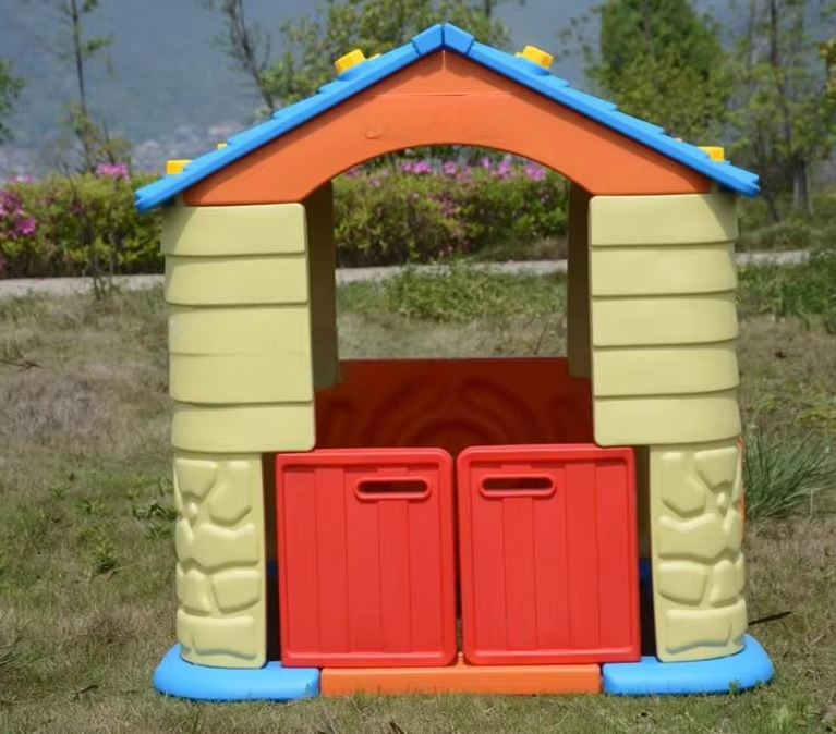 บ้านแฮปปี้ สีฟ้า ,บ้านสุนัข,คอกกั้น,บ้านพลาสติก, ของเล่นหมา,dog playground ,สินค้าพร้อมส่ง