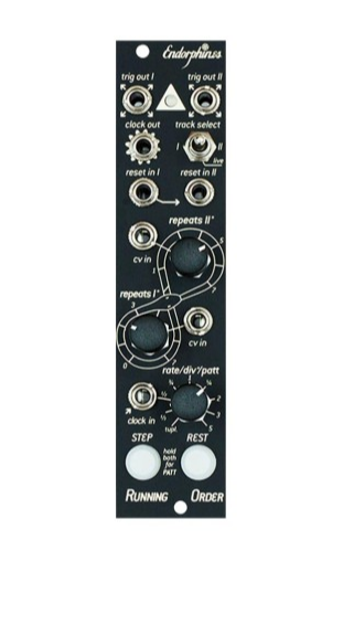 Endorphin.es Running Order Two-Channel Trigger Sequencer