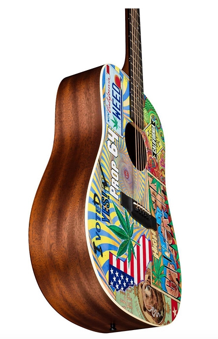Martin D-420 Acoustic Guitar - Custom Graphic
