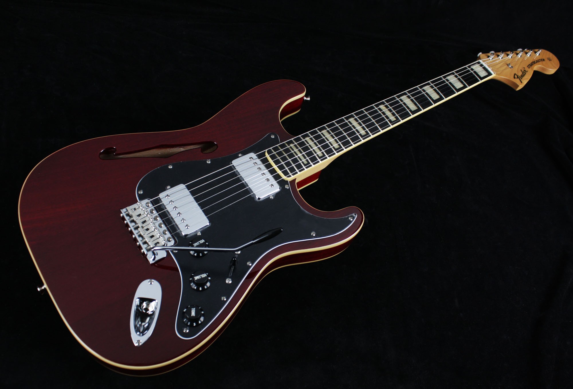 Fender Japan Stratocaster Thinline ST/HO/2H - Cherry