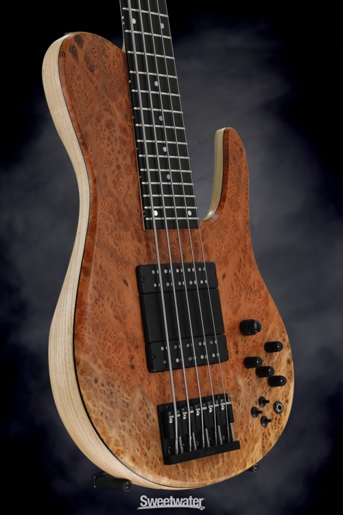 Fodera Imperial 5 Matthew Garrison - Redwood Burl