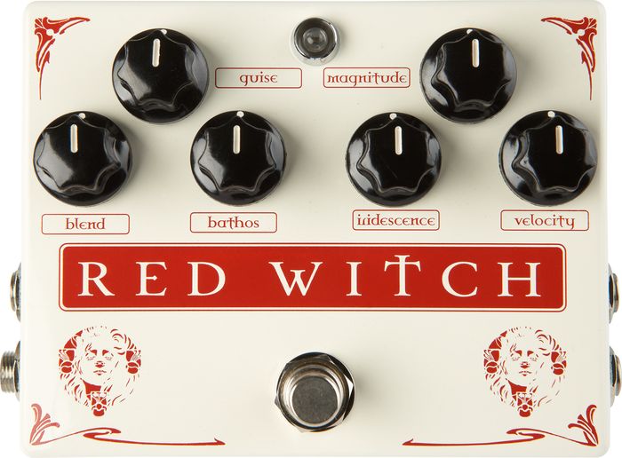 Red Witch Medusa Chorus and Tremolo Guitar Effects Pedal