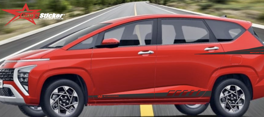 สติ๊กเกอร์ Hyundai Stargazer ติดแน่น Hyundai Stargazer