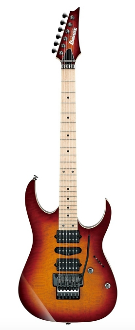Ibanez RG Prestige RG657MSK 6 string Electric Guitar - Sunset Burst