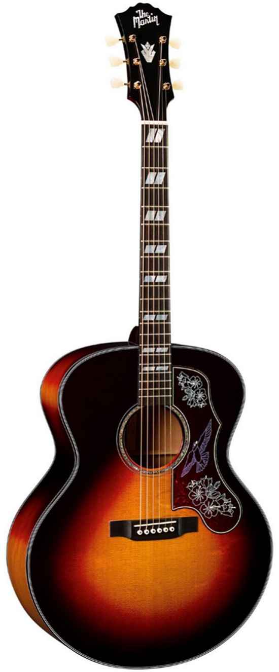 Martin CEO-8 Sitka Spruce Grand Auditorium Acoustic Electric Guitar Cherry Burst